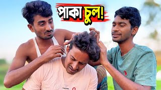 একটি পাকা চুল তুললে পঞ্চাশ টাকা দিবে নালু ভাই | Bangla Funny Video | Hello Noyon