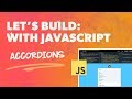 How to Create an Accordion with Vanilla JavaScript