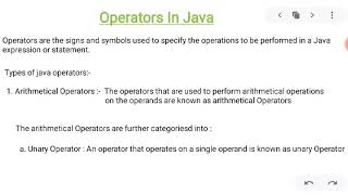 🔴 Operators In Java || JAVA || CLASS 8 || ICSE
