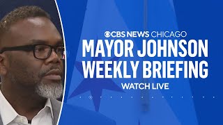 Mayor Johnson holds weekly press briefing | CBS News Chicago