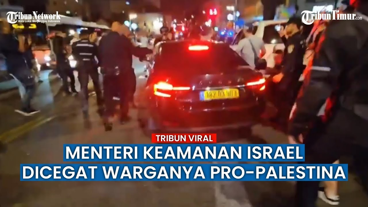 Menteri Keamanan Nasional Itamar Ben Gvir Dikepung Warga Israel - YouTube