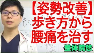 【姿勢　治し方】歩き方から腰痛を治す　　京都　腰痛　伏見桃山　整体　運動学習