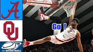 Alabama  vs Oklahoma Full  Game Highlights  Jan 4, 2025 | College men's basketball  | NCAA 2025