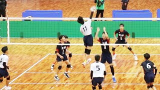 【JOC中学選抜バレー2023】 決勝　福岡選抜 vs 京都選抜 第２セット＜男子バレーボール＞