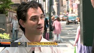 Dangers of texting on the go