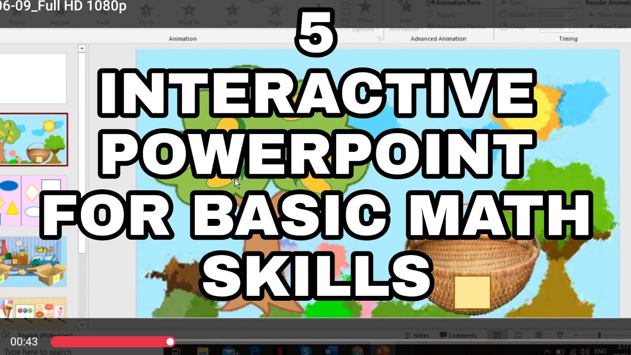 5 INTERACTIVE POWERPOINT For MATH SKILLS - YouTube