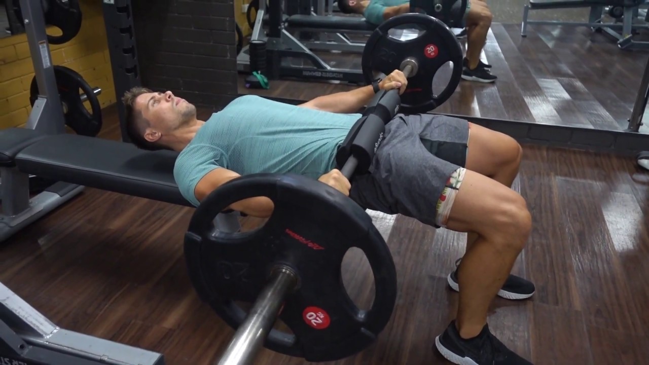 Barbell Hip Thrust Iso Hold Method Youtube