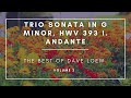 The Best Of Dave Loew, Vol. 3 - Trio Sonata in G Minor, HWV 393 I. Andante