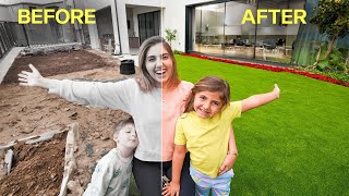 Surprising My Family with their Dream Backyard!