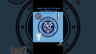 NEW YORK CITY FC WON 1ST TIME MLS CUP CHAMPION