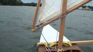 Outrigger canoe sailing