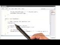 The Display Method - Intro to Java Programming