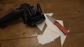 Work Sharp MK.2 (DEMO) Quick & Easy Touch Up On Benchmade Mini Bugout...