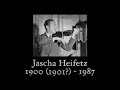 Jascha Heifetz plays Richard Strauss 'An einsamer Quelle' (arr. Heifetz) - rec. in 1934