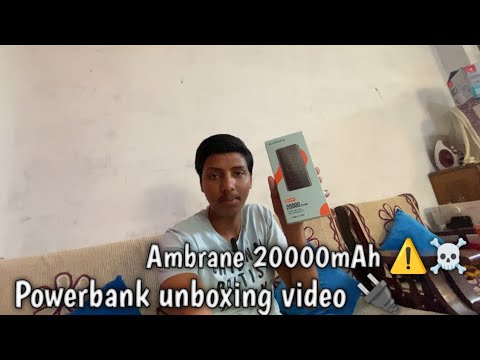 Ambrane 20000mAh Power Bank Unboxing Video #Theup17Rider #amazon - YouTube