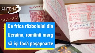 Românii se înghesuie să-şi facă paşapoarte