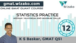 GMAT Statistics Practice #12 | Maximum and Minimum Median Framework | 700 to 750 Level Question