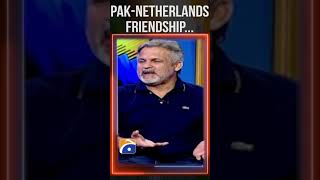 Pak- Netherlands friendship! - #jashanecricket #tabishhashmi #pakistaninsemifinal #shorts