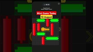 13 August Hamster Kombat Mini Game Puzzle Solution for Today 13/08/2024 #hamsterkombat