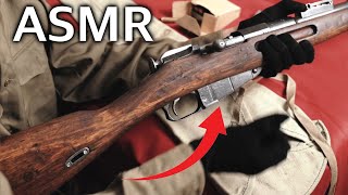 Mosin-Nagant training rifle of the Soviet Army (no talking ASMR)