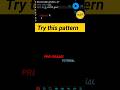 Try this C language pattern | c language | C language full course Code with Harry #shorts