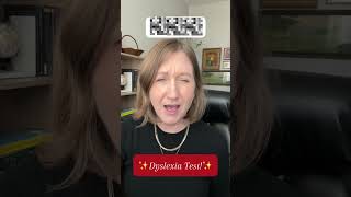 Quick Dyslexia Test