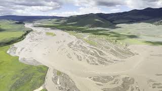 Yellowstone flood event 2022- Lamar River near Lamar Buffalo Ranch