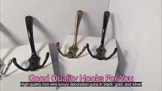 Multiple styles color of metal cabinet clothes hooks hardware furniture accessories - Yijun Hardware