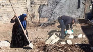 Building a hut by Farzaneh.♥