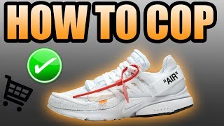 How To Get The WHITE OFF WHITE PRESTO ! | White Off White Presto Release Info !