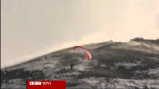 Speed flying down a volcano has got to be the most dangerous sport ever!