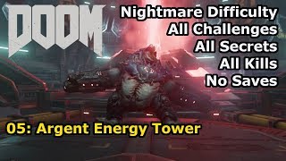 Doom (2016) - 05: Argent Energy Tower (Nightmare 100%)