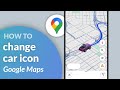 How to change the car icon in Google Maps