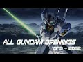 All Gundam Anime Openings (1979 - 2022)