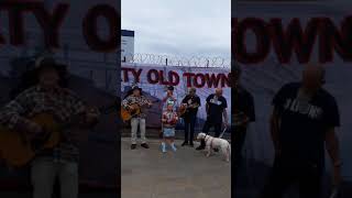Dirty Old Town performed by the Salford gasworks protest posse