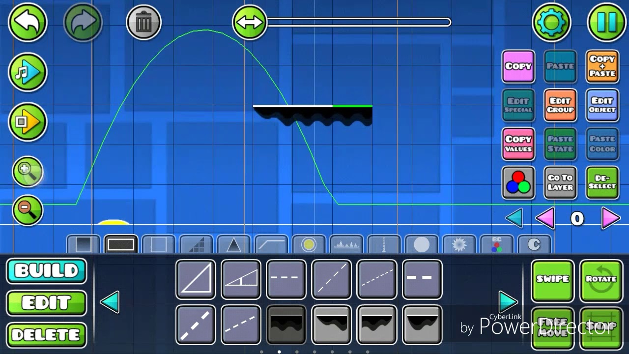 Geometry Dash Create Level - YouTube