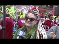 hundreds of people flood midtown for 2022 santacon