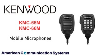 Kenwood KMC-65 / KMC-66 Mobile Microphones