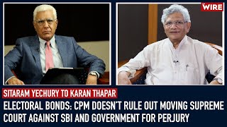 Electoral Bonds: CPM Doesn’t Rule Out Moving Supreme Court Against SBI and Government For Perjury