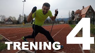 Nordic walking z Aleksandrem Wilanowskim. Interwał w Szklarskiej Porębie.