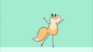 TVPaint animations: Dancing fox, Kids and Big dancing wolf and three dancing pig