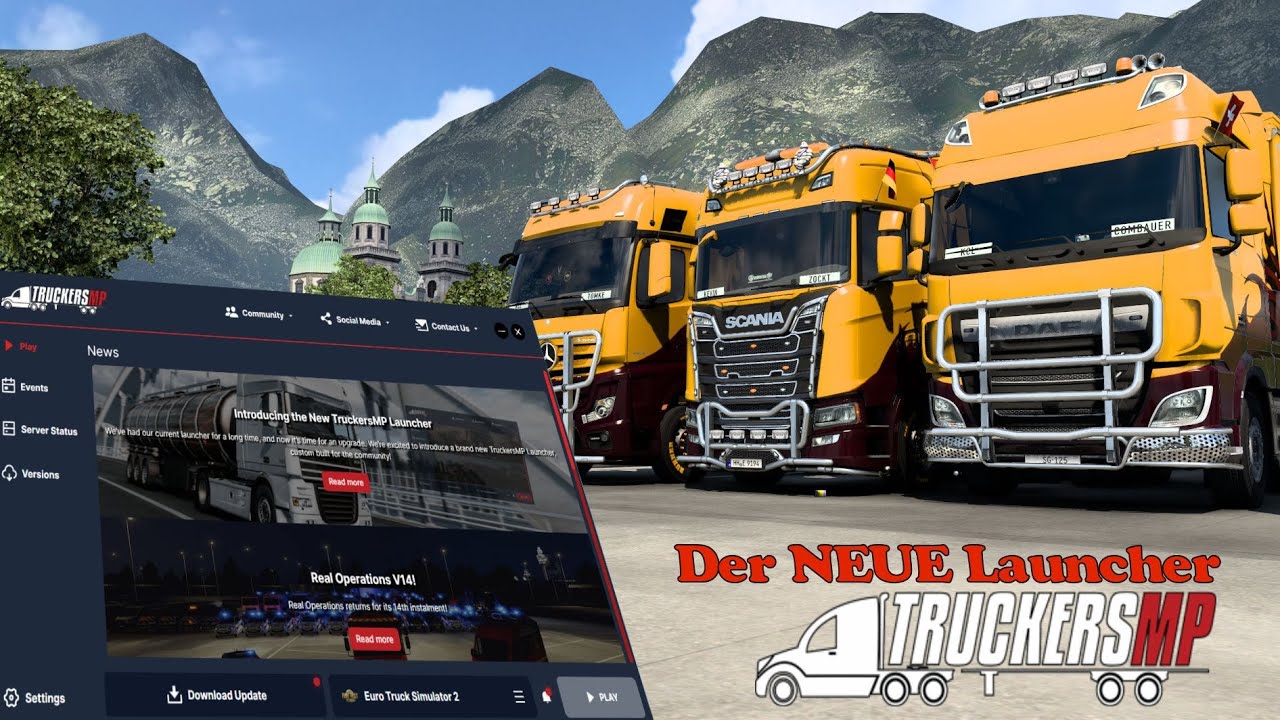 Der NEUE TruckersMP Launcher | Tutorial | Euro Truck Simulator 2 - YouTube