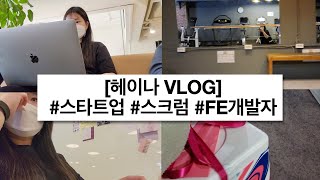 헤이나 Vlog - 출근 후 루틴 | 스타트업 개발자 하루 | 스크럼 | 흔한 K-직장인 | 스타트업 Vlog | 출근 | 퇴근 | 타임랩스 | 일상 | 수고했다