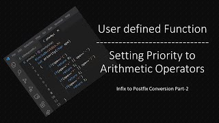 Setting Priority to Arithmetic Operators - User Defined Function