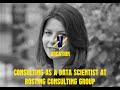 Consulting as a Data Scientist at BCG Gamma