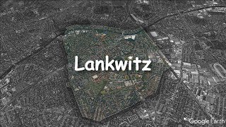 Google Earth- Flug über die Bezirksgrenze von Lankwitz.