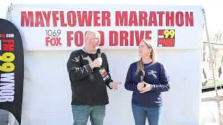 Rivers Casino Portsmouth Interview - FM99's 28th Annual Mayflower Marathon Food Drive - FM99 WNOR