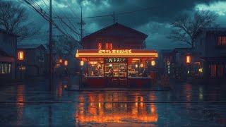 90s Lofi Beats: Enjoy Rainy Night in Tokyo with soothing Lofi Beats | Old Japanese Town Experience