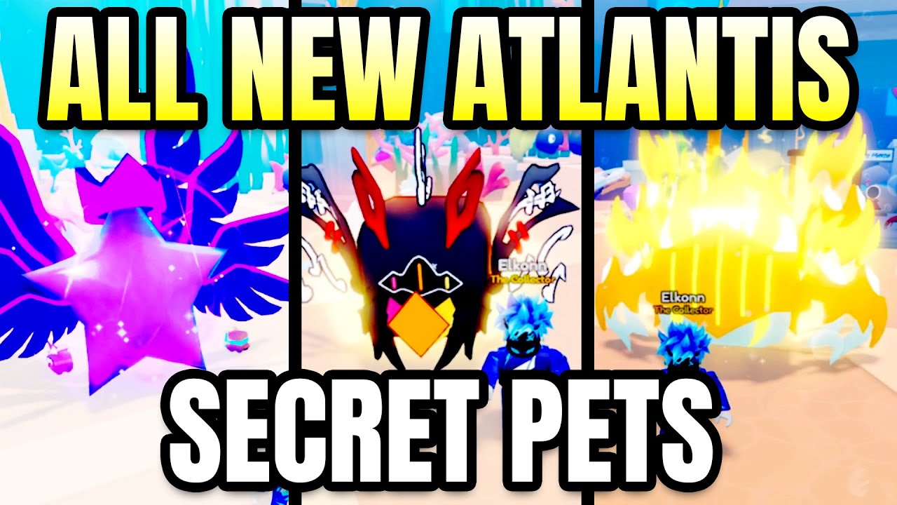 Newest Rotation All New Atlantis Secret Pets In Pet Catchers