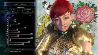 【MHW:笛好きHR999解説「極ベヒーモス用広域ヒーラー装備」3種】狩猟笛・片手剣・サポートライト装備紹介と簡易操作解説